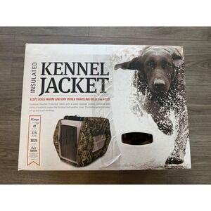 XL Insulated Dog Kennel Crate Cover Outdoor Water Resistant Camo Hunt